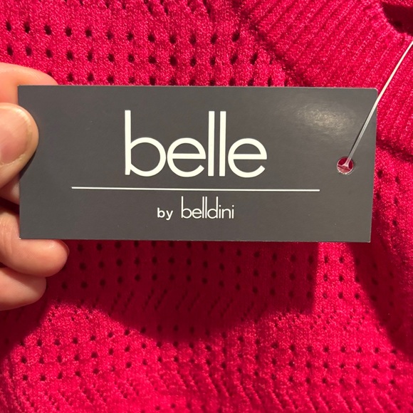 Bebe Women's Vibrant Pink Knit Blouse - Picture 4 of 7